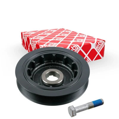 Imagen de febi BILSTEIN 47164 Polea de Cigüeñal 6PK 158 5 con tornillo Plus LAND ROVER: Range Rover Evoque, Discovery Sport, Freelander 2 SUV