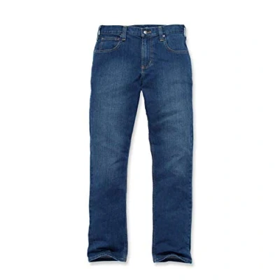 Imagen de Carhartt, Hombre, Vaquero Con 5 Bolsillos, Ajuste Ligeramente Holgado, Tecnología Rugged Flex®, Azul Coldwater, W34 / L32