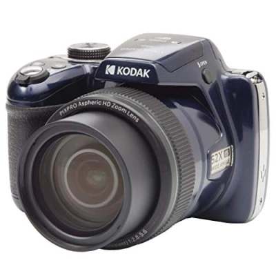 Imagen de KODAK Pixpro AZ528 Cámara digital bridge de 16 MP, Zoom óptico 52x, Estabilizador óptico, Pantalla LCD 3 pulgadas, Vídeo Full HD 1080p, Batería Li ion Azul medianoche