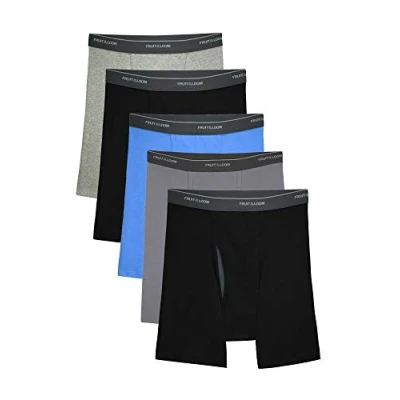 Imagen de Fruit of the Loom Men&#039;s No Ride Up Boxer Brief