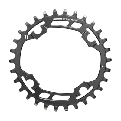 Imagen de SRAM X Syn Steel 30t 948cd Plato Sync 30 Dientes, BCD 94 mm, 11V, Unisex Adulto, Negro