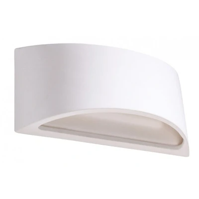 Imagen de SOLLUX LIGHTING Vixen Lampada da parete in ceramica Design moderno molto universaleLampadina G9 sostituibile, 1 x 60 W Bianco, 31,5 9,5 14 cm