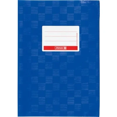 Imagen de Brunnen Baier &amp; Schneider Sobrecubierta para libros y cuadernos tamaño A4, 21,5 x 30,7 cm, color azul