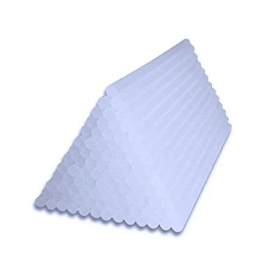 Imagen de PACK 65 PC BARRA DE PEGAMENTO CALIENTE 7MM X 200MM. BARRAS TERMOFUSIBLE TRANSPARENTE 7x200mm PALOS PARA BRICOLAJE Y MANUALIDADES. RECAMBIO IDEAL SU PISTOLA SILICONA