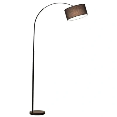 Imagen de BEL AIR HOME Lámpara de Pie CAPRI Ajustable Iluminación Lectura y Tareas Precisión Diseño Elegante Altura Máxima 126cm, Metal Durable (NEGRO)