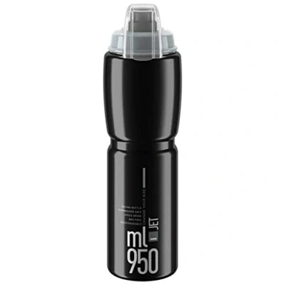 Imagen de ELITE Bidón Jet plus Negro/Gris, 950 ml