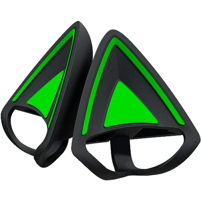 Imagen de Razer Kitty Ears V2 Universal Fit Clip on for Headsets (Clip Ears, Versatile, Adjustable Straps, 26g Lightweight Premium Silicone) Black