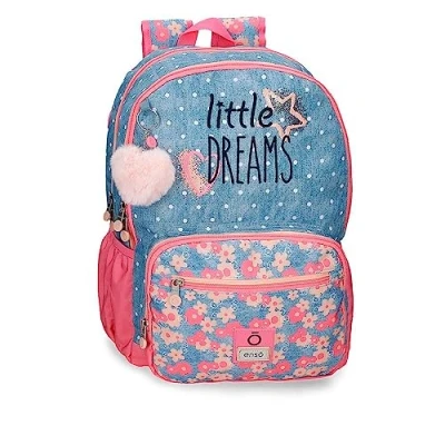 Imagen de Enso Little Dreams Mochila Escolar Doble Compartimento Rosa 32x44x17 cms Poliéster 23,94L…
