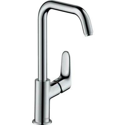 Imagen de Hansgrohe 31609000 Focus grifo monomando de lavabo con vaciador automático, cromo, 240 mm
