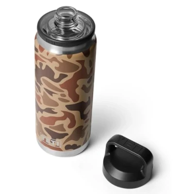 Imagen de YETI Rambler Bottle Chug, Vacuum Insulated Stainless Steel with Chug Cap, Wetlands Camo, 26 oz (760 ml)