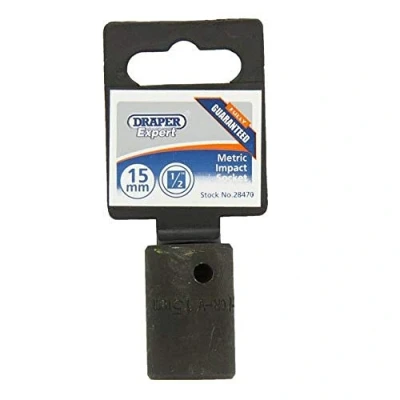 Imagen de Draper 28470 Expert 15mm 1/2&quot; Square Drive Impact Socket