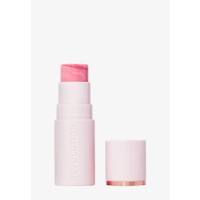 Imagen de Revolution, Skin Silk Marble Blush Stick, Colorete en Barra con Color Modulable para Mejillas, Ojos y Labios, Fórmula Crema a Polvo, Vegano Libre de Crueldad, Pinched Light Pink, 4.5g