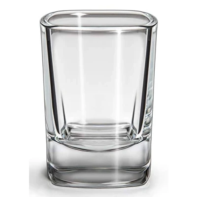 Imagen de SIXBY Vasos de chupito 4 cl, diseño cuadrado (12 unidades)