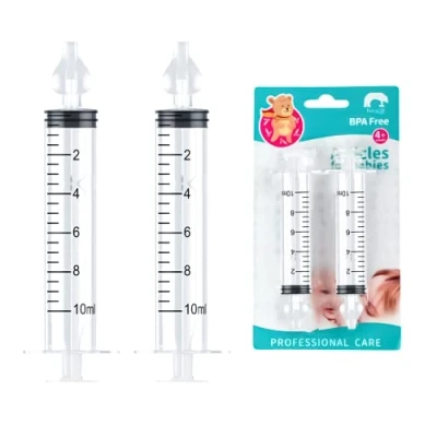Imagen de Aspirador Nasal, Nasal Bebes, Irrigador para Sistema de Aclarado los Senos Profesional Bebé, Punta Succión Silicona Limpiable y Reutilizable, 2Pcs