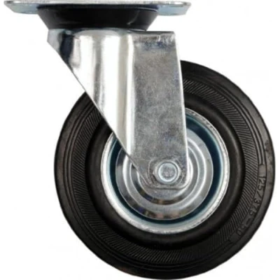 Imagen de VOREL 87311 de ruedecillas 75 mm con caucho negro