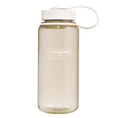 Imagen de Nalgene Sustain Tritan Botella de agua sin BPA hecha con material derivado del 50% residuos plásticos, 16 onzas, boca ancha, algodón