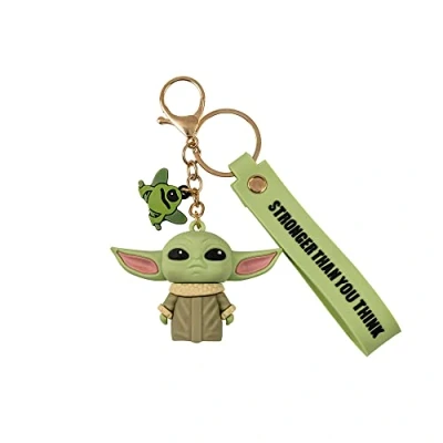 Imagen de Disney The Child Green 3D Kechain, Verde y beige., Talla única