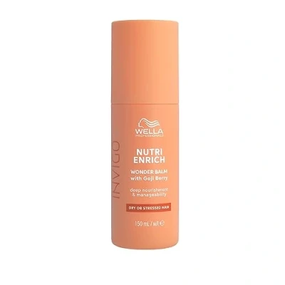 Imagen de Wella Professionals Invigo Nutri Enrich Bálsamo de Nutrición Nutre el cabello seco y dañado Anti encrespamiento Vitamina E Bayas Goji 150ml