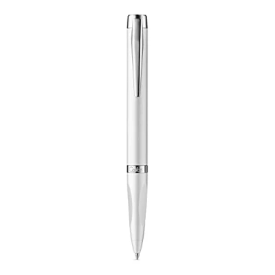 Imagen de Colibri Bolígrafo Luna giratorio en acero mate Clip de resorte con acabados cromados Se entrega un elegante estuche regalo Adecuado tanto para hombres como mujeres.