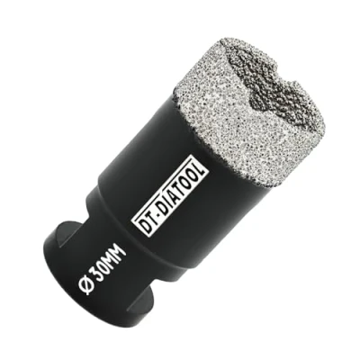 Imagen de DT DIATOOL Broca de Diamante 30mm para Perforación en Seco Azulejo Porcelana Mármol Cerámica Granito