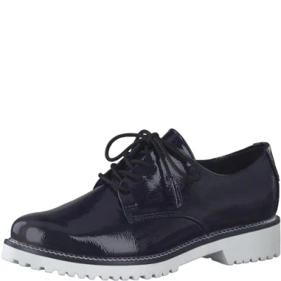 Imagen de MARCO TOZZI 2 23712 20, Oxford para Mujer, Azul (Navy Patent), 38 EU