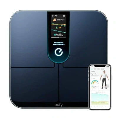 Imagen de eufy P3 Báscula de Baño Digital, WiFi Bluetooth, Análisis Inteligente, Cuerpo Virtual 3D, 16 Medidas con Frecuencia Cardíaca, IMC, Varios Modos