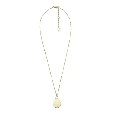 Imagen de Fossil Collar Para Mujer Drew, Longitud: 420mm+50mm, Anchura: 24.9mm, Altura: 15.6mm De Acero Inoxidable Dorado, JF04173710