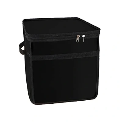 Imagen de TIAVNTD Caja de almacenamiento adornos navideños, 4 niveles para hasta 64 bolas accesorios adornos, 600d Oxford organizador Navidad