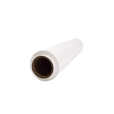 Imagen de Netuno 1x rollo de film estirable blanco DIN ancho 50cm espesor 23µm peso 1,5kg lámina elástica película polietileno retráctil industrial para embalaje paletas paquetes cajas mudanza transporte