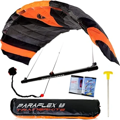 Imagen de Wolkenstürmer Paraflex Trainer 2.3 Action Kite 3 Line Steering Mat para Mountainboarding