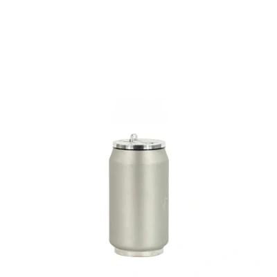Imagen de YOKO DESIGN CANETTE ISOTHERME 280 ml Soft Silver Lata isotérmica, Acero Inoxidable Suave al Tacto, 6.7 cm