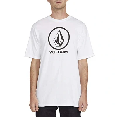 Imagen de Volcom Camiseta de Manga Corta Crisp Stone para Hombre, Blanco, M