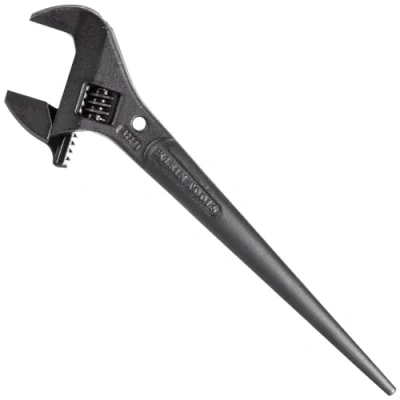 Imagen de llave ajustable, Spud de 10 pulgadas para tuercas y pernos hasta 1 5/16 pulgadas, con agujero sujeción KLEIN TOOLS 3227