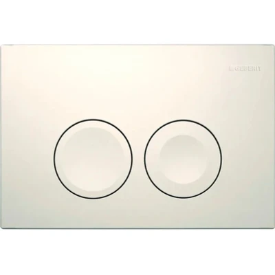 Imagen de Geberit 115125115 Placa de accionamiento Delta 25, Color Blanco Alpino