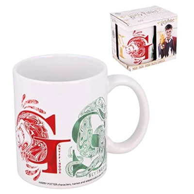 Imagen de taza de cerámica Harry Potter, Hogwarts, 310 ml, en caja