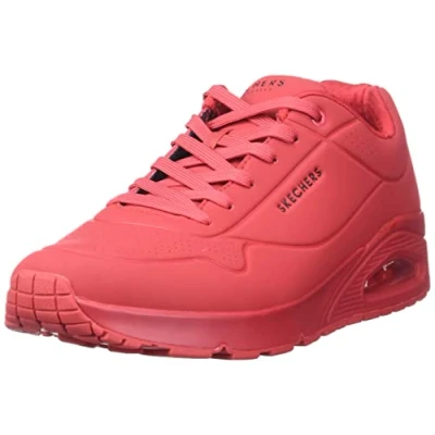 Imagen de Skechers Uno Stand On Air, Zapatillas para Hombre, Red Durabuck Mesh, 41.5 EU