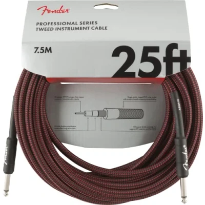 Imagen de Fender Professional Series Cable (7,5 m), color rojo
