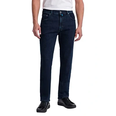 Imagen de Pierre Cardin Dijon Jeans, Dark Blue Stonewash, 40W x 32L para Hombre