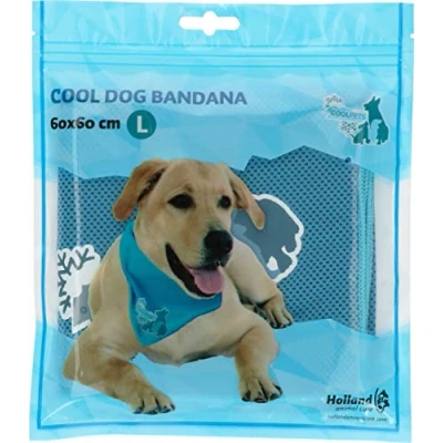 Imagen de CoolPets Bandana refrescante Perro L Perímetro del Cuello de 44 a 52 cm 80 x 60