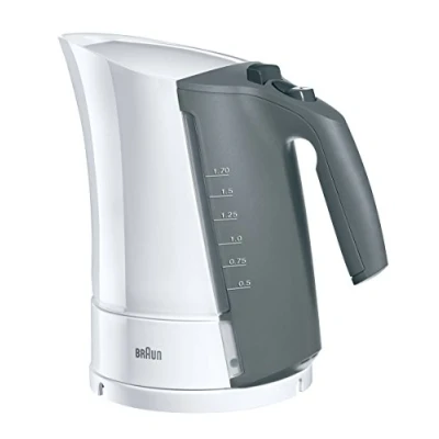 Imagen de Braun Multiquik 3 WK 300 Hervidor con apagado automático Sistema de cocción rápida 1,7 litros Filtro cal extraíble 2200 W Blanco