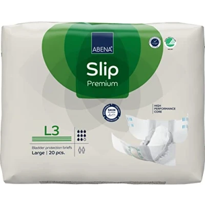 Imagen de ABENA Slip Premium almohadillas de incontinencia todo en uno para hombres y mujeres, ecológicas mujer, hombre, tamaño grande 3,