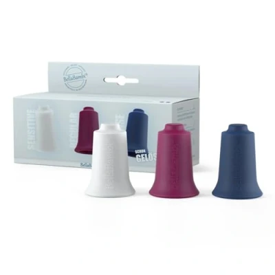 Imagen de BellaBambi mini Cupping Set trio: sensitive, blanco, + regular, morado, intense, azul noche, diámetro20 mm