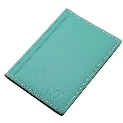 Imagen de Elegante Tarjetero para Tarjeta de crédito y Visita diseños (Diseño 2 / Pistacho)