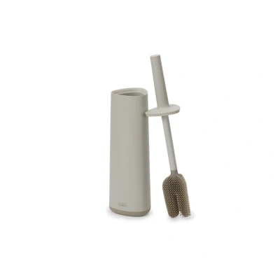 Imagen de Joseph Flex 360 Escobilla de baño indoro avanzada con cepillo triple acción, antigoteo, antiobstrucción y reemplazable, Beige