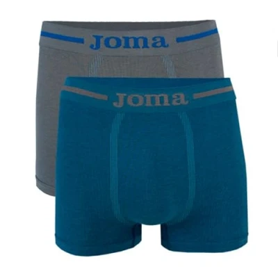 Imagen de Joma JS8001 Bóxer Hombre Pack 2 Sin Costuras Color: Azul/Gris Talla: Large