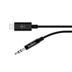 Imagen de Belkin Rockstar Cable de Audio con Conector USB C (Cable a 3.5 mm, Auxiliar 1.8 m)