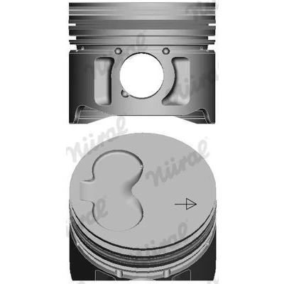 Imagen de NÜRAL 87 990107 40 Pistóns 80 con soporte segmento pistón VOLKSWAGEN: GOLF 3, Transporter 4, Passat B3/B4 Berlina, SEAT: Córdoba I Berlina