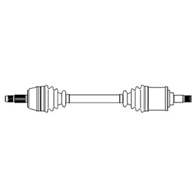 Imagen de METELLI 17 0235 Árbol de transmisión 585 80 FIAT: Punto I Hatchback
