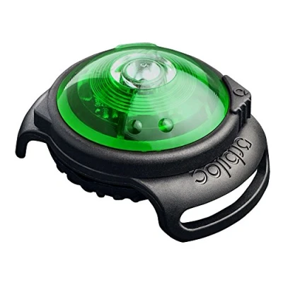 Imagen de Collier d&#039;éducation Lampe de Sécurité LED pour Chien Dog Dual Vert