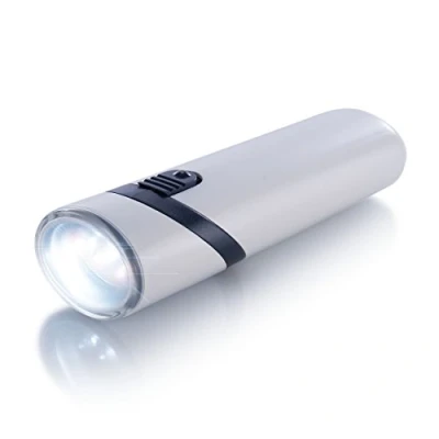 Imagen de ANSMANN Linterna LED de emergencia Con cabezal giratorio en 3 modos bombillas batería recargable a través del enchufe Blanco